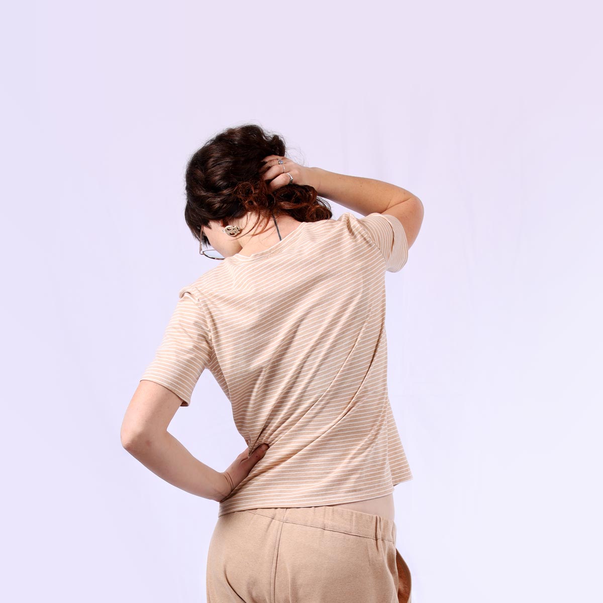 Le t-shirt Luna, la tenue cocooning conçue dans un tissu écologique par NATI, créatrice à Annecy