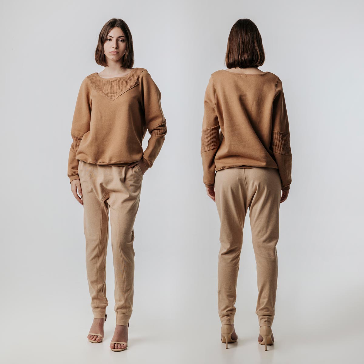 Le sarouel Leila, la tenue cocooning conçue dans un tissu écologique par NATI, créatrice à Annecy