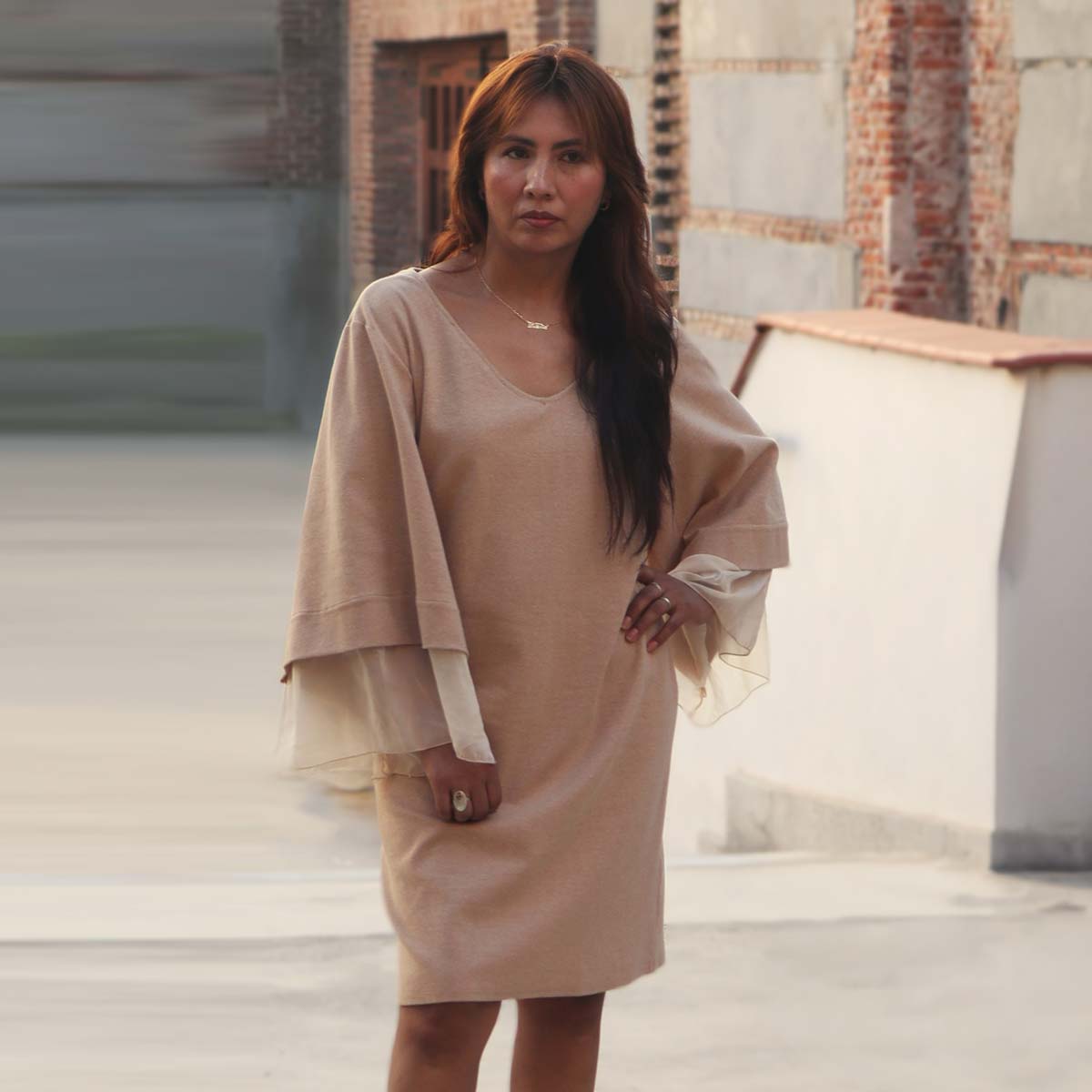 La robe Angela par NATI, créatrice à Annecy